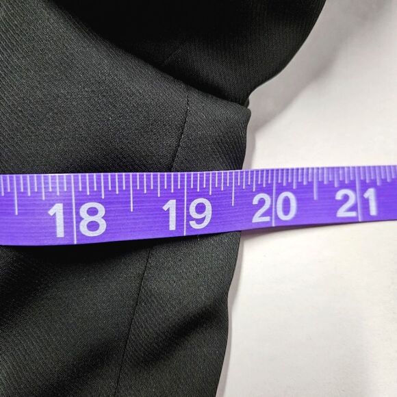 Alexander McQueen 2007 Vintage Black Wool Blend Tuxedo Style Long Coat Dress - Picture 13 of 16